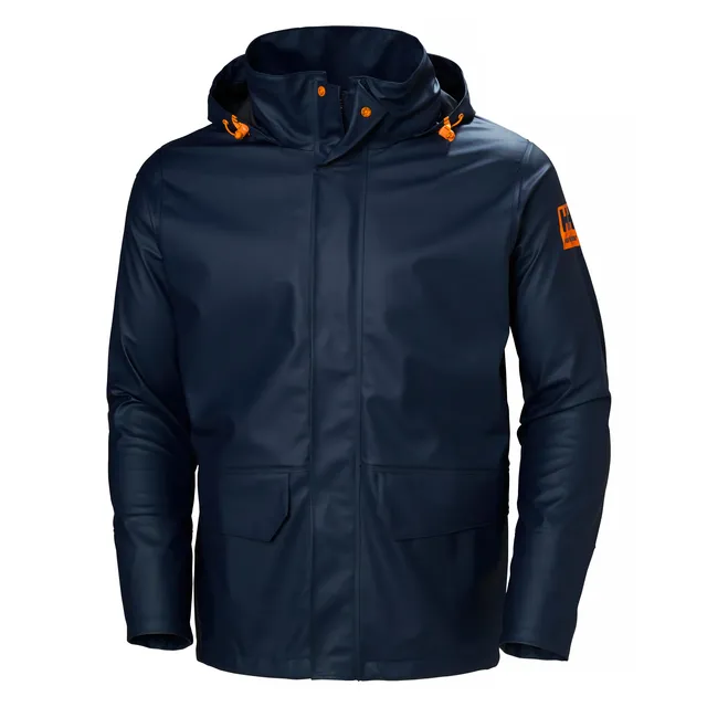 REGNJACKA GALE PU MARINBLÅ XL | Beijerbygg Byggmaterial