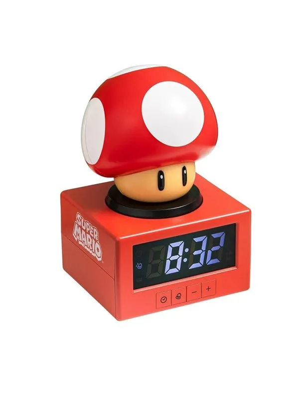 Paladone - Super Mario - Icon Alarm Clock With Light - Väckarklocka