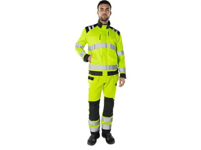 Jacka varsel FRISTADS 4067 kl3 gul 3XL