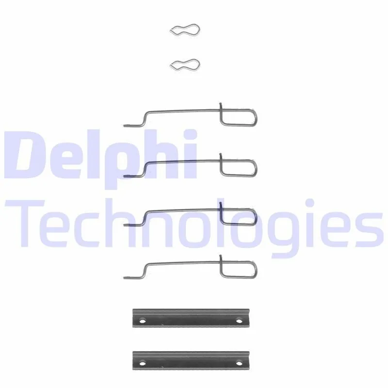 Monteringssats, bromsbelägg DELPHI LX0044