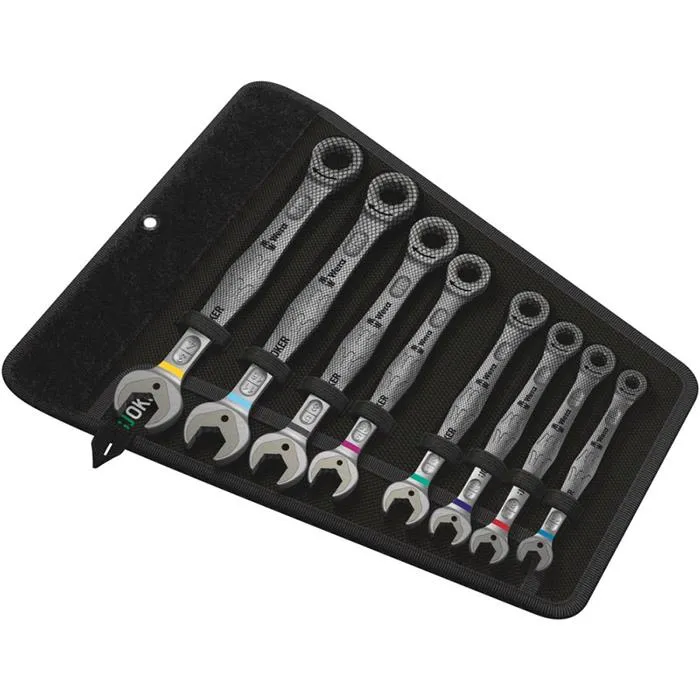 Wera Joker 020012 U-ringspärrnyckelsats 8 delar, tum