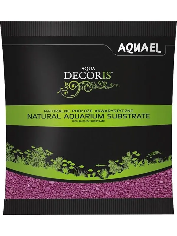 AQUAEL Aqua Decoris Substrat för Akvarium Fuchsia 1kg