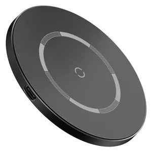 Trådlös laddare med magnet 15W - Svart