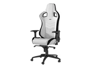 noblechairs EPIC Series - White / Black Gaming Stol - Vit - PU-skin - Upp till 120 kg