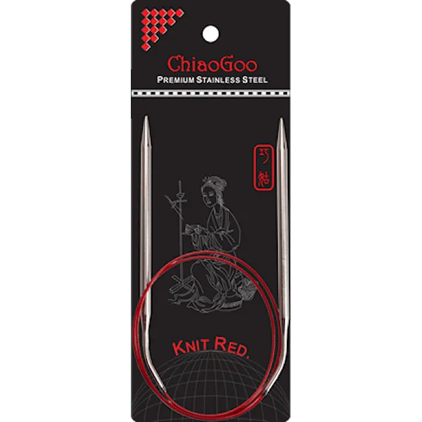SS Red Circular Rundsticka 80 cm/5 mm Chiaogoo