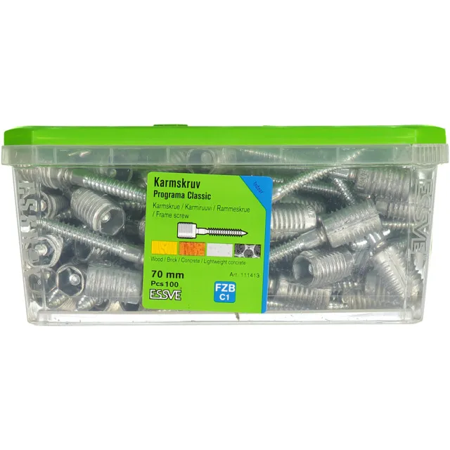 KARMSKRUV CLASSIC 70MM PROGRAMA 100ST/PKT | Beijerbygg Byggmaterial