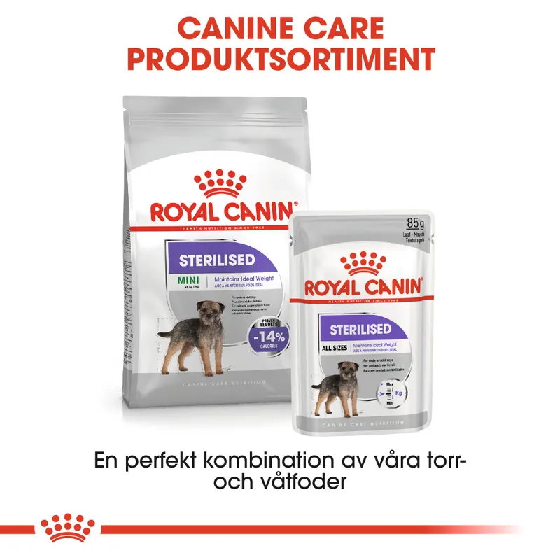 Royal Canin Mini Sterilised Adult Torrfoder till Hund