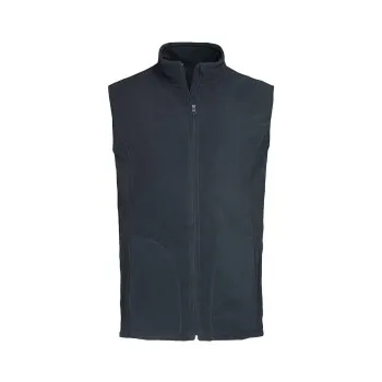 Stedman Active Fleece Vest For Men Mörkblå polyester Small Herr