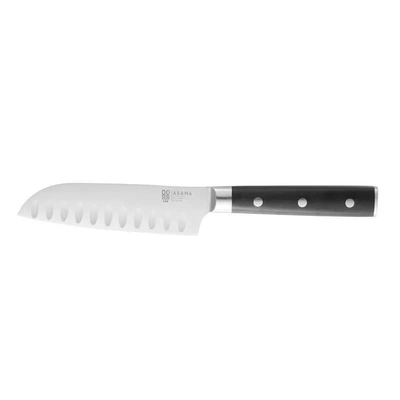 Dorre Asama Santokukniv 13 cm Svart handtag