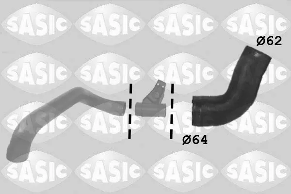 Laddluftslang SASIC 3336090
