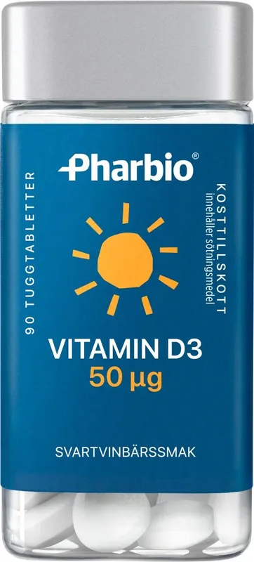 Pharbio Vitamin D 50 µg 90 st