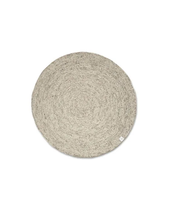 Classic Collection Merino ullmatta rund Ø200 cm Beige