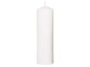 Väls ljus Duni blockljus, 22 x 7 cm, vit, 10-pack
