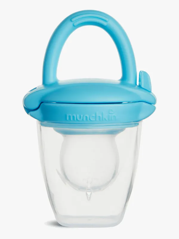 Baby Food Feeder Silikon Blå Munchkin