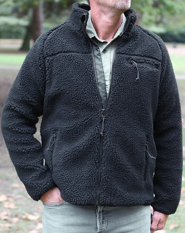 Brandit Teddyfleece-jacka Svart (#2459)