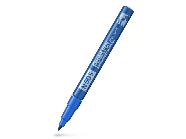 Märkpenna PENTEL N50S-C sned 3,2mm blå