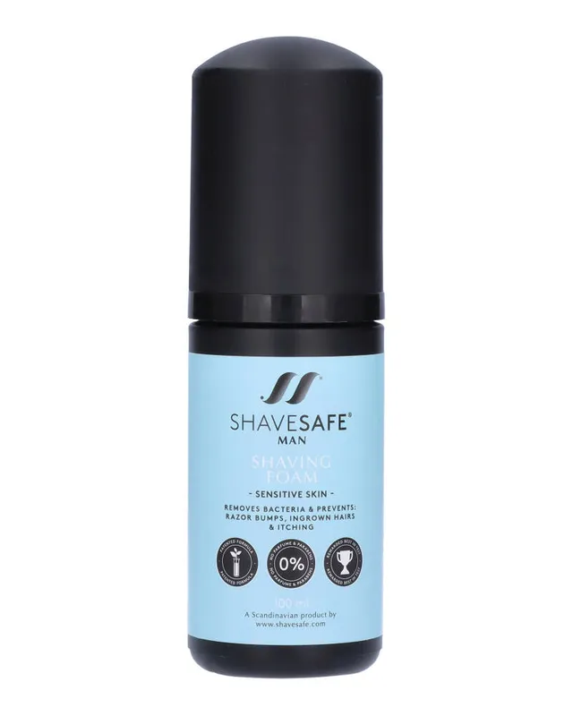 Shavesafe Man Shaving Foam Sensitiv Skin 100 ml