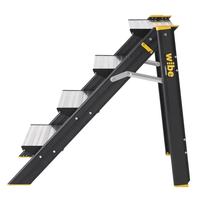 W.steps 5000+ Stegpall med certifierat aluminium 4 steg