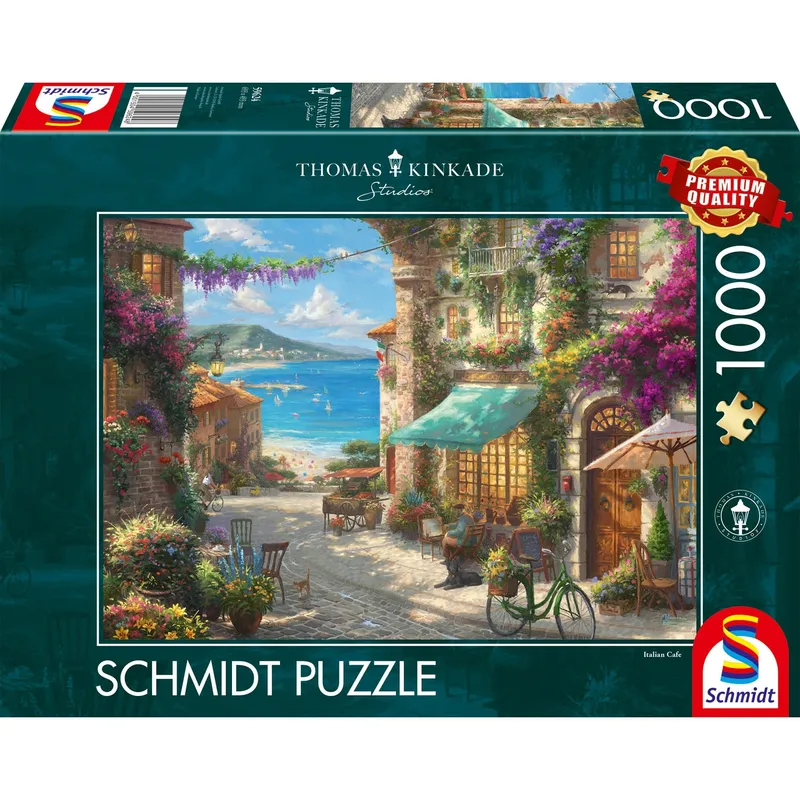 Schmidt Pussel – Café vid Italienska Rivieran 1000 bitar