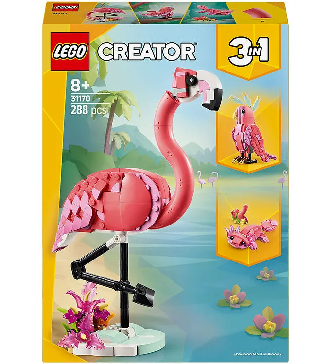 LEGO - Creator - Vilda djur: Rosa flamingo (31170)