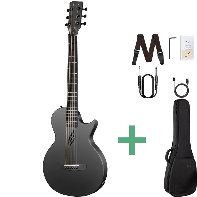 Enya Nova Go SP1 western-gitarr svart