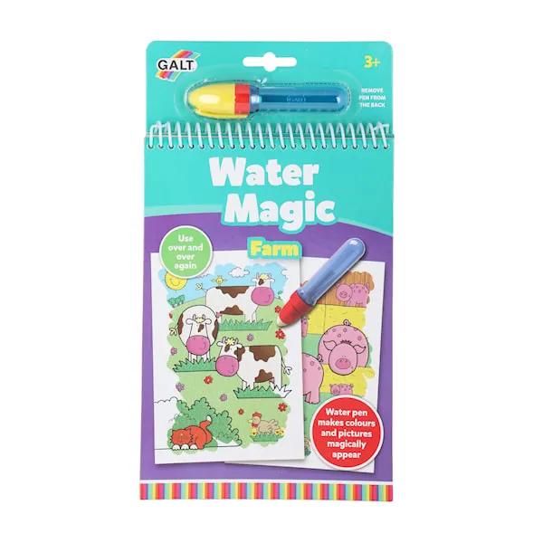 Målarbok Water Magic Bondgård Galt