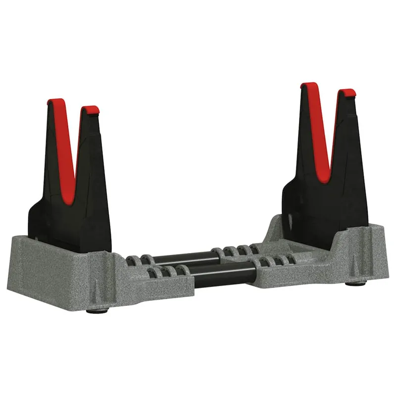 vidaXL Skjutstöd Justerbar Grå 46 x 14 x 19,5 cm Plast