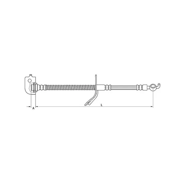 Bromsslang METZGER 4110736