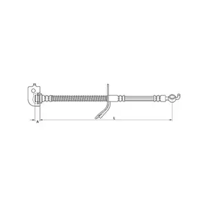 Bromsslang METZGER 4110736