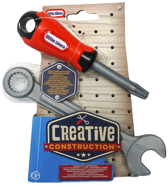 Little Tikes Kreativ Construction - 17 cm - Skiftnyckel/Skruvmej