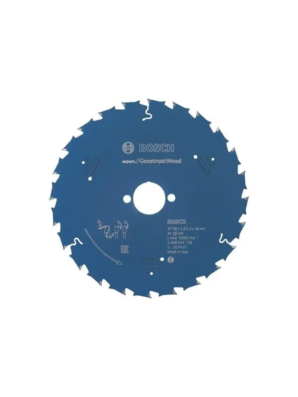 Bosch Expert for Construct Wood Circular Saw Blade 190x30x2mm