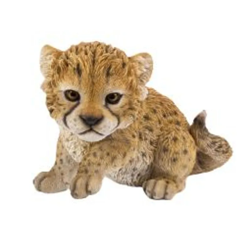 Sittande gepard (Polystone)