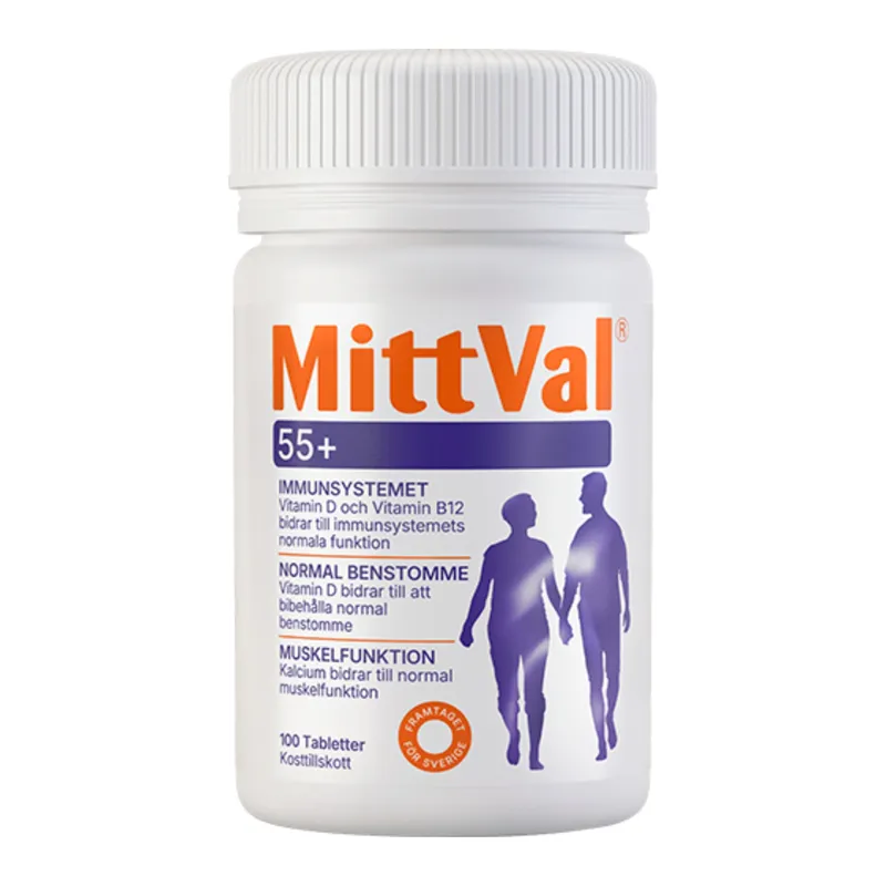 MittVal 55+, Multivitamin 100 st
