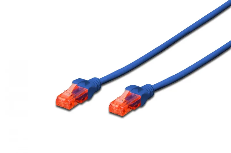 DIGITUS Professional patch cable - 25 cm - blue - Blå - 0.25m