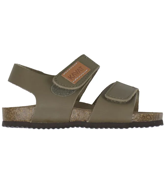 Kavat Bomhus sandaler (barn) - Khaki, 25