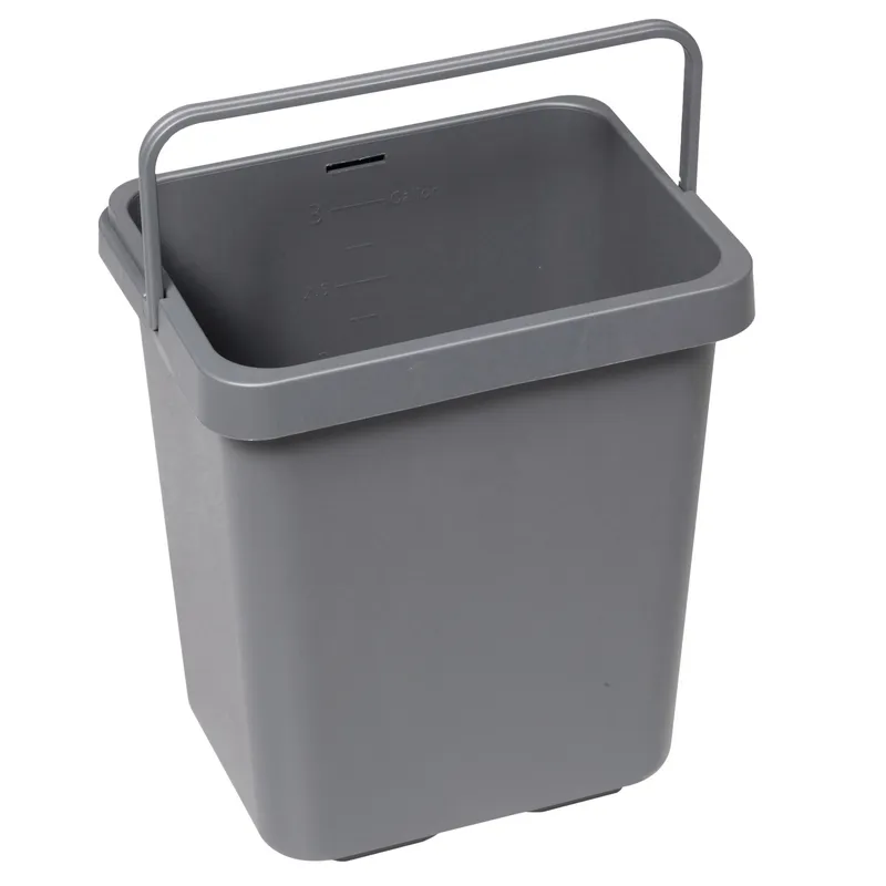 Duklåda 12 liter grå