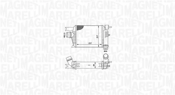 Intercooler MAGNETI MARELLI 351319205160