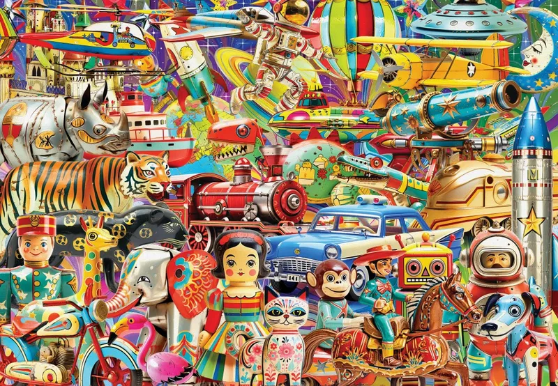 Pussel – Retro Toys 1000 Bitar