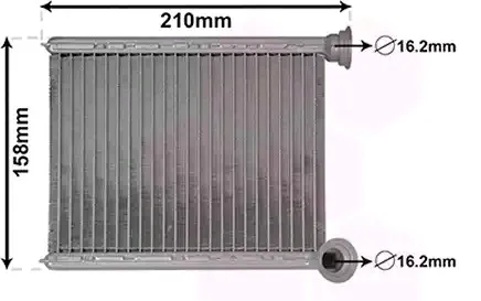 Värmepaket VAN WEZEL 43006629
