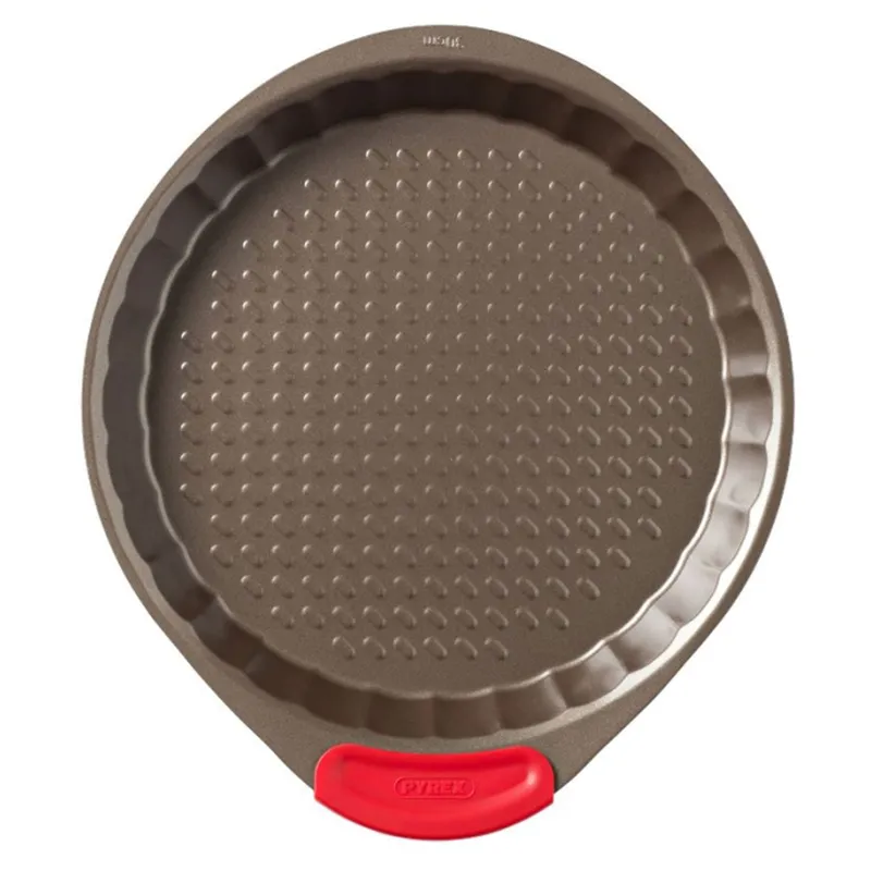 Pyrex Asimetria Pajform 30 cm, kolstål