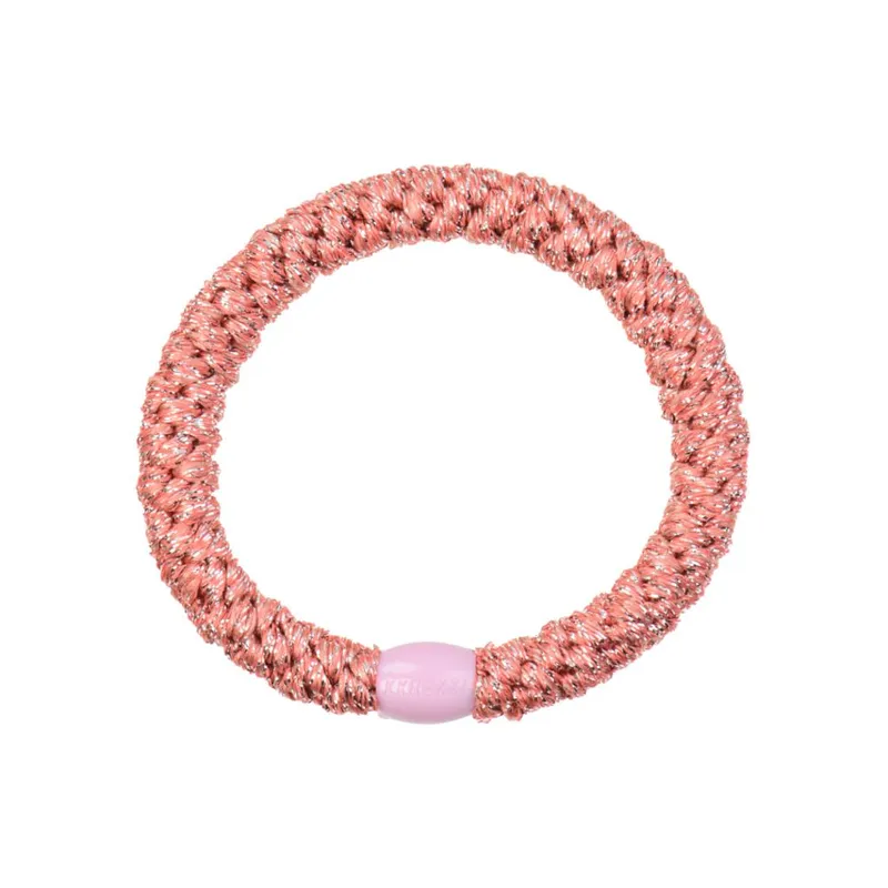 Kknekki Hårsnodd – Korall Glitter