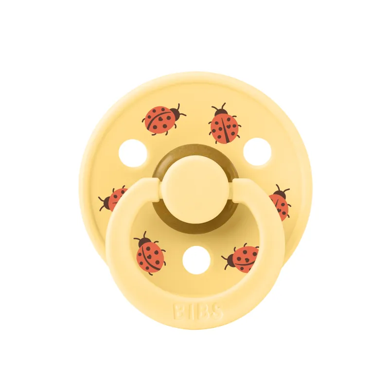 BIBS Studio Colour Latex Size 3 Ladybug Friends Pale Butter