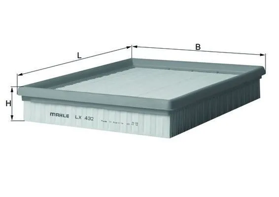 Luftfilter MAHLE LX 432