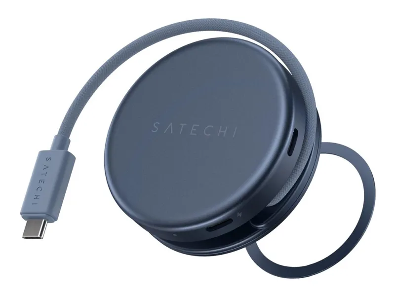 Satechi OntheGo 5-in-1 Multiport Adapter för MacBook Neo Indigo