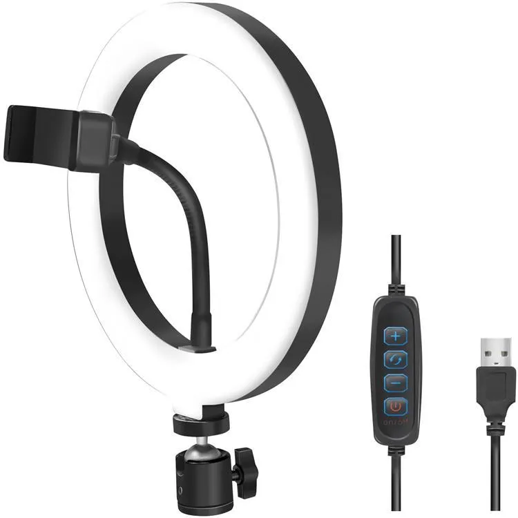 LOGILINK Ring light för Smartphone Ø20 cm utan stativ