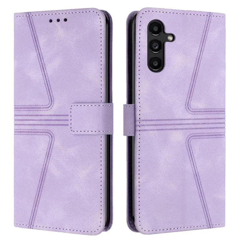 Plånboksfodral för Samsung Galaxy S26 Konstläder – Lila (#4257)