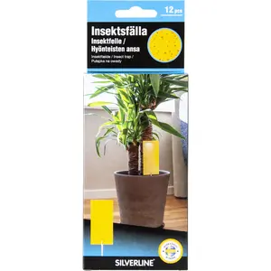 Silverline Insektsfälla Krukväxt Limark 12 st