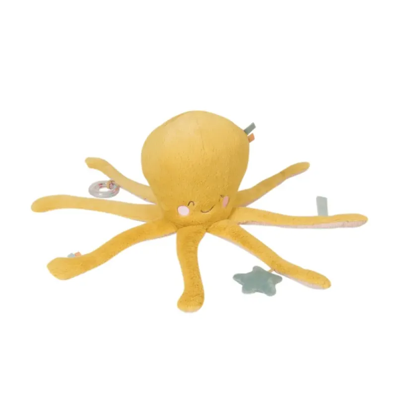 Ocean Life Stor Aktivitetsbläckfisk – Mustard
