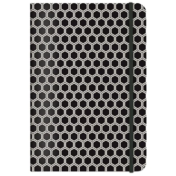 Anteckningsbok A5 Hexagon Linjerad 192 sidor Cedon