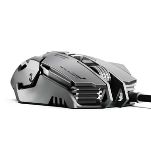 PG1 Gaming-datormus 7200DPI - Grå/Grön